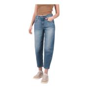 Stijlvolle Cropped Jeans - Blauw 26/34 Drykorn , Blue , Dames
