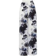 Bloemenprint Hoge Taille Broek Alexander McQueen , Multicolor , Dames