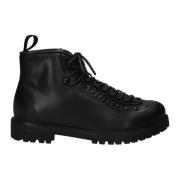 Bikerboots met schapenvachtvoering Blackstone , Black , Heren