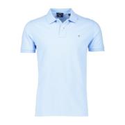 Korte mouw polo in lichtblauw Gant , Blue , Heren