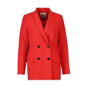 Stijlvolle Blazer voor Heren Co'Couture , Red , Dames