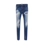 Blauwe Jeans voor Heren Dsquared2 , Blue , Heren