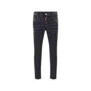 Zwarte Heren Jeans Dsquared2 , Black , Heren