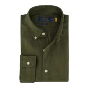 Groen Casual Linnen Overhemd Ralph Lauren , Green , Heren