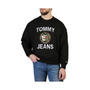 Heren Sweatshirt met Lange Mouwen Tommy Hilfiger , Black , Heren