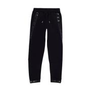 Sportieve herenbroek met zijlogo Paciotti , Black , Heren