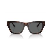 Heren Zonnebril Ve4457 met Donkergrijze Lenzen Versace , Brown , Dames