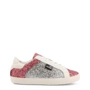 Glitter Sneakers, Lente/Zomer Collectie Love Moschino , Gray , Dames