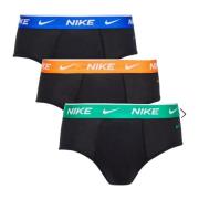 Set van drie kleurrijke slips voor herfst winter Nike , Black , Heren