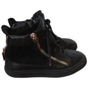 Pre-owned Leather boots Giuseppe Zanotti Pre-owned , Black , Dames