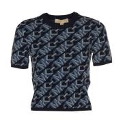 Dot Empire Logo Crewneck Michael Kors , Blue , Dames