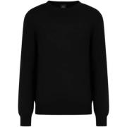 Crewneck Sweater Armani Exchange , Black , Heren
