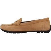 Comfortabele Stijlvolle Loafers voor Vrouwen Geox , Brown , Dames