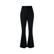 Hoge Taille Uitlopende Zwarte Broek Versace Jeans Couture , Black , Da...