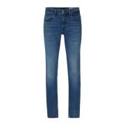 Slim-fit Jeans met NorHeren Taille Hugo Boss , Blue , Heren
