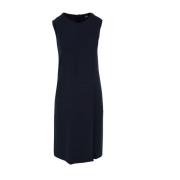 Navy Blauwe Jurk Aspesi , Blue , Dames