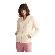 Archief Shield Zip Hoodie Linnen Gant , Beige , Dames