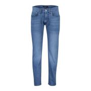 Blauwe Slim Fit Jeans van Denim Pierre Cardin , Blue , Heren