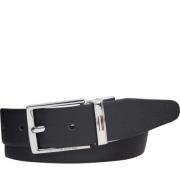 Zwarte Business Riem voor Heren Tommy Hilfiger , Black , Heren