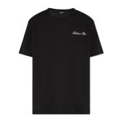 Oversized T-shirt Balmain , Black , Heren