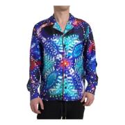 Zijden Psychedelische Print Pyjama Shirt Dolce & Gabbana , Multicolor ...
