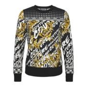 Sweatshirts Hoodies Versace Jeans Couture , Black , Dames