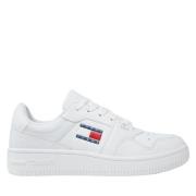 Retro Basket Essential Damesschoenen Tommy Hilfiger , White , Dames