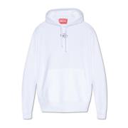 ‘S-Macs-Hood-Od’ hoodie Diesel , White , Heren