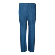 Geknipte ontwerpbroek Issey Miyake , Blue , Dames