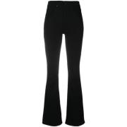 Zwarte High-Rise Bootcut Jeans Levi's , Black , Dames