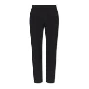 Broek met taps toelopende pijpen Moschino , Black , Dames