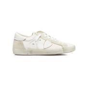 Italiaanse Sneakers met Contrasterend Hiel Detail Philippe Model , Whi...