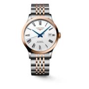 Automatisch Witte Wijzerplaat Stalen Horloge Longines , White , Dames