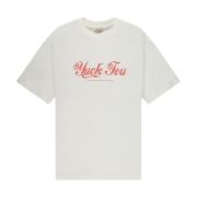 Yuck Fou Grafisch T-shirt In Gold We Trust , White , Heren