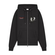 Zip Hoodie United by Nature Pavement Filling Pieces , Black , Heren