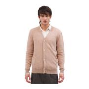 Beige Gebreid Cardigan met Zakken At.P.Co , Beige , Heren