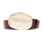 Riem met logo Dsquared2 , Brown , Heren