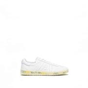 Bonnie Zachte Witte Leren Sneakers met Logo - Maat 40 Premiata , White...