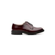 Paarse Platte Schoenen voor Heren Tricker's , Purple , Heren