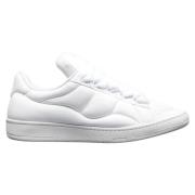 XL Lage Leren Sneakers Lanvin , White , Heren