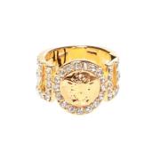 Medusa hoofdring Versace , Yellow , Dames