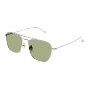 Zilvergroene zonnebril Gg1183S Gucci , Gray , Heren