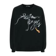 Stijlvolle Crewneck Sweater Palm Angels , Black , Heren