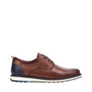 Heren Casual Camel Leren Schoenen Pikolinos , Brown , Heren