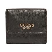 Dames Synthetische Portemonnee Guess , Black , Dames