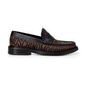 Loafers Moschino , Brown , Heren