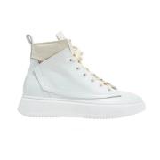 Witte Sneakers met Boxzool en Gestikt Logo Ixos , White , Dames