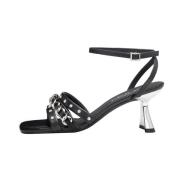 High Heel Sandals Cult , Black , Dames