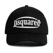 Zwarte hoeden en petten voor heren Dsquared2 , Black , Heren