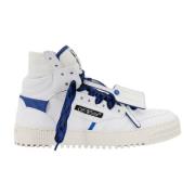 Witte Leren Sneakers Off White , White , Heren